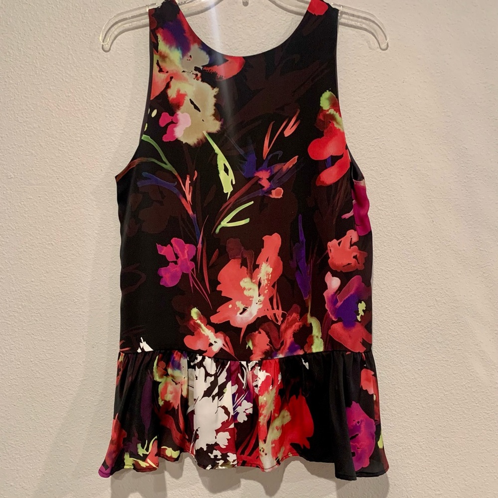 Askari Peplum Sleeveless Top View 3